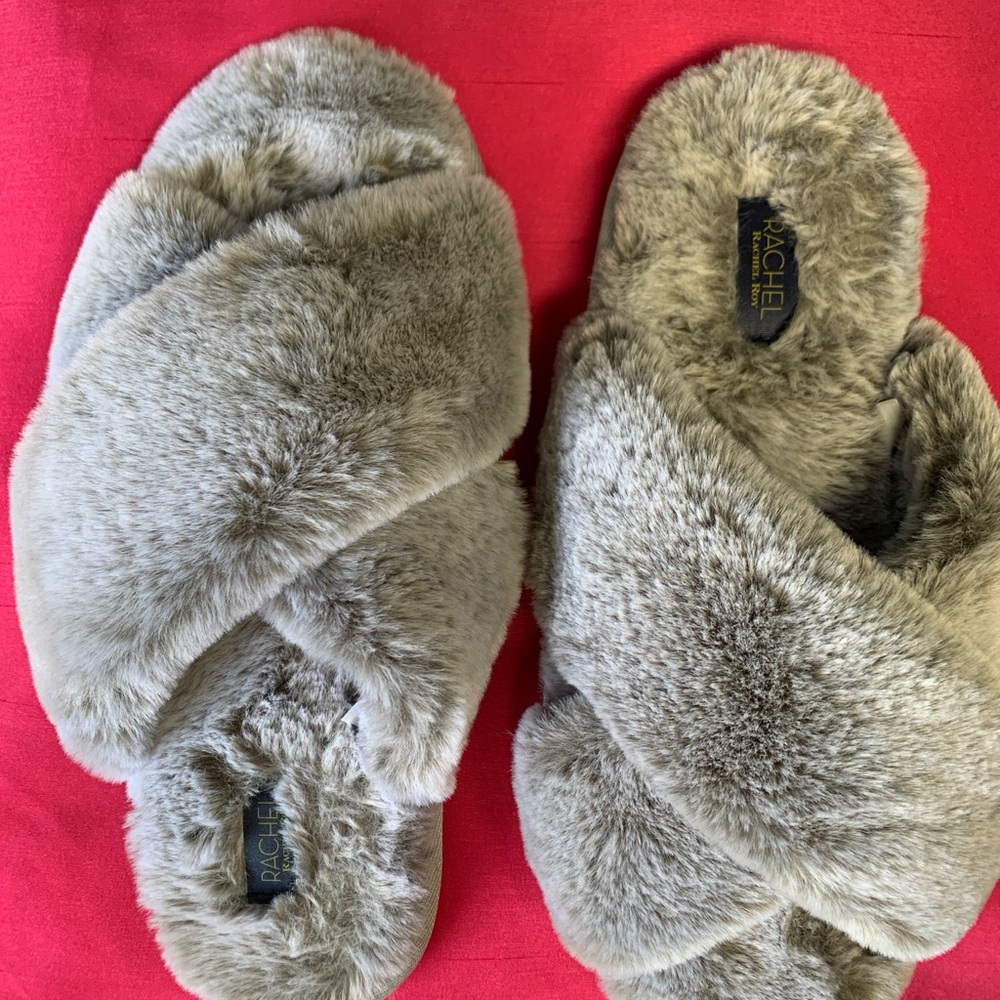 Rachel Roy Faux Fur Slippers
